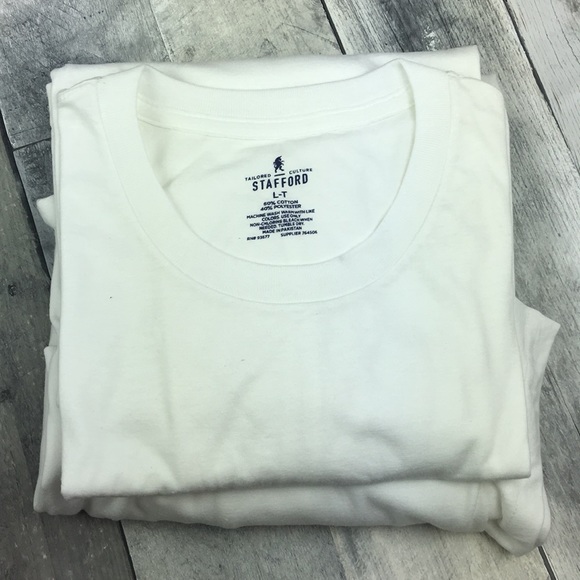 large tall white undershirts